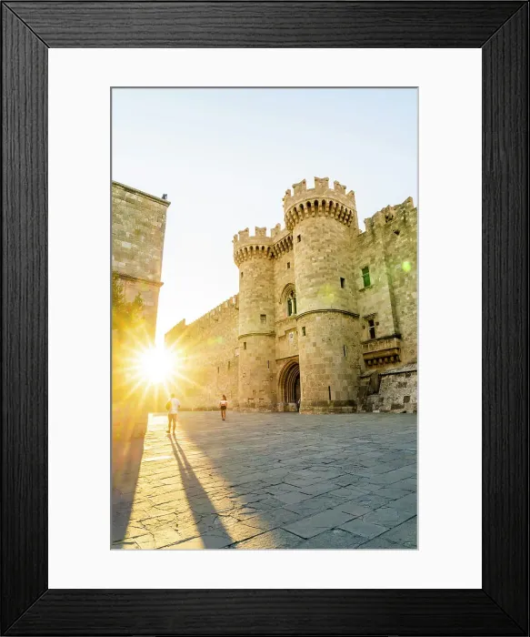 Framed Print : Palace of the Grand Master of the Knights of Rhodes, in the Medieval City of Rhodes, UNESCO, Rhodes, Dodecanese Islands, Greece Framed Print : Palace of the Grand Master of the Knights of Rhodes, in the Medieval City of Rhodes, UNESCO, Rhodes, Dodecanese Islands, Greece