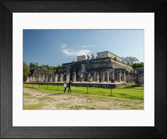 Framed Print : Temple of the Warriors, Chichen Itza, Yucatan, Mexico Framed Print : Temple of the Warriors, Chichen Itza, Yucatan, Mexico