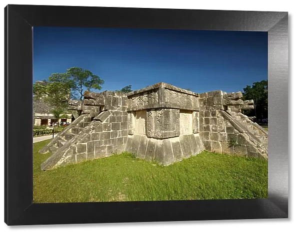 Plaform of the Tigers and the Eagles, Chichen Itza, Yucatan, Mexico