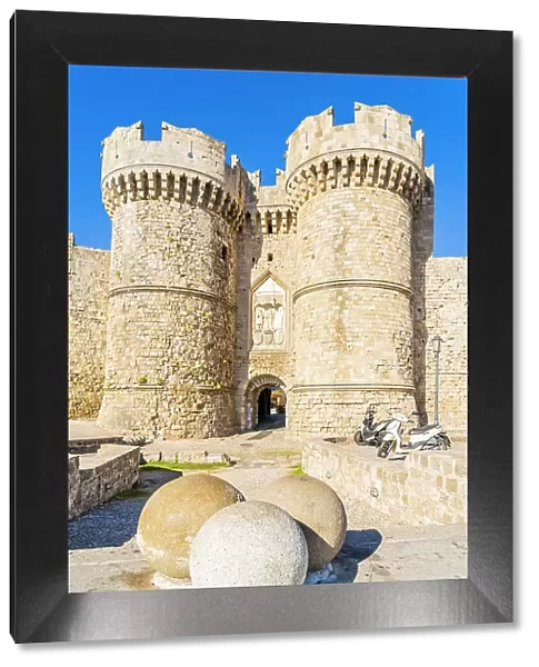 Marine Gate, Rhodes Medieval City, UNESCO, Rhodes, Dodecanese Islands, Greece