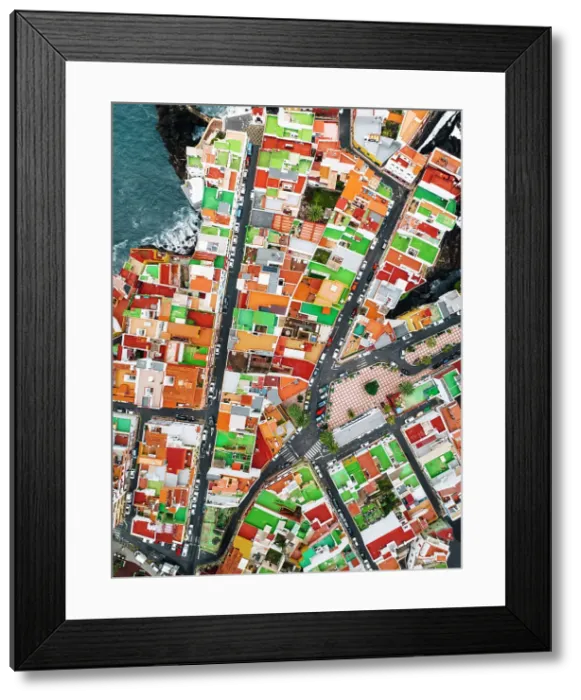 Framed Print : Punta Brava, a small village near Puerto de la Cruz. Tenerife, Canary Islands, Spain