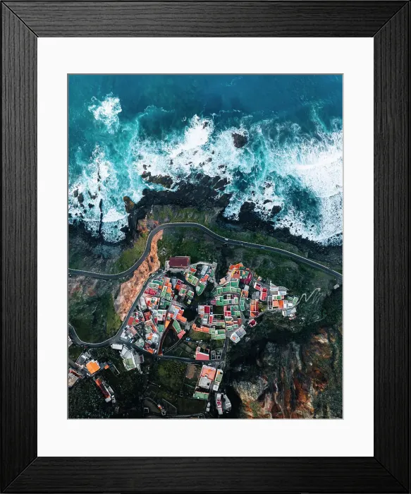 Framed Print : Benijo village, Tenerife, Canary Islands, Spain