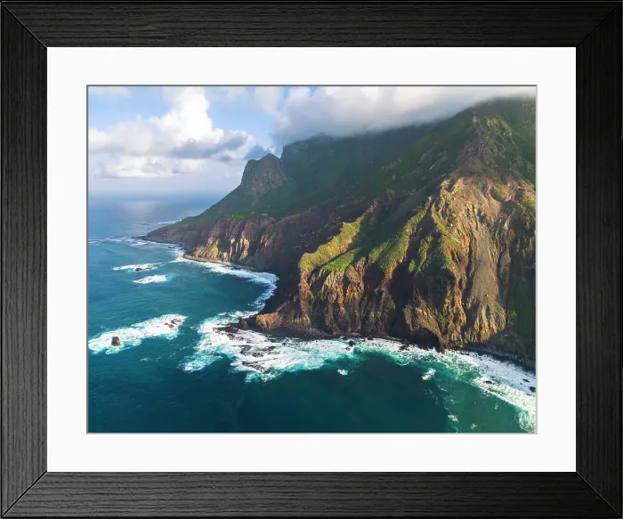 Framed Print : Benijo coastal region. Tenerife, Canary Islands, Spain