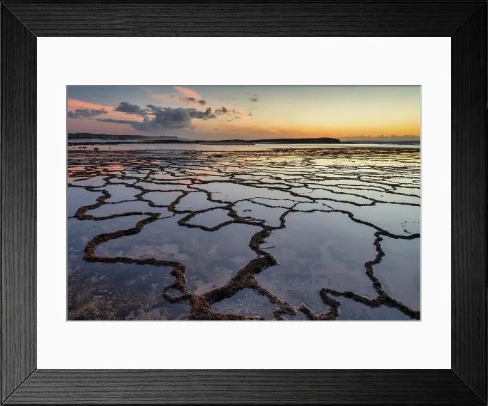 Framed Print : Tide Pools at Dusk, Vila Nova de Milfontes, Alentejo, Portugal Framed Print : Tide Pools at Dusk, Vila Nova de Milfontes, Alentejo, Portugal