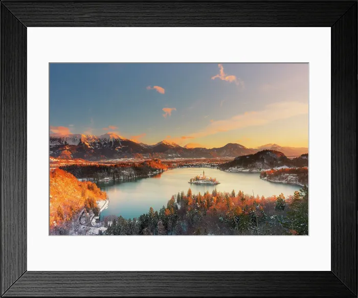 Framed Print : Church of the Assumption, Lake Bled, Slovenia Framed Print : Church of the Assumption, Lake Bled, Slovenia
