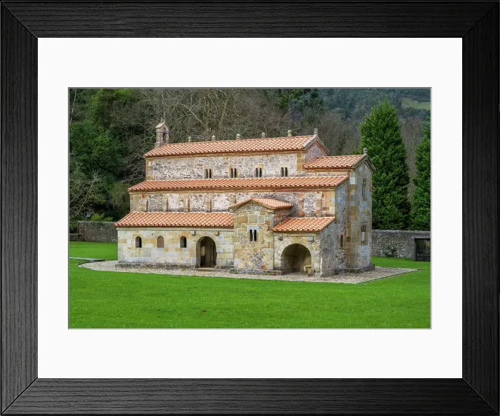 Framed Print : Church of San Salvador de Valdedios, Villaviciosa, Asturias, Spain Framed Print : Church of San Salvador de Valdedios, Villaviciosa, Asturias, Spain