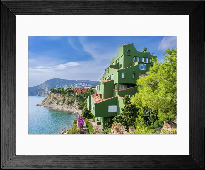 Framed Print : Xanadu building designed by architect Ricardo Bofill, Calpe, Costa Blanca, Valencian Community, Spain Framed Print : Xanadu building designed by architect Ricardo Bofill, Calpe, Costa Blanca, Valencian Community, Spain