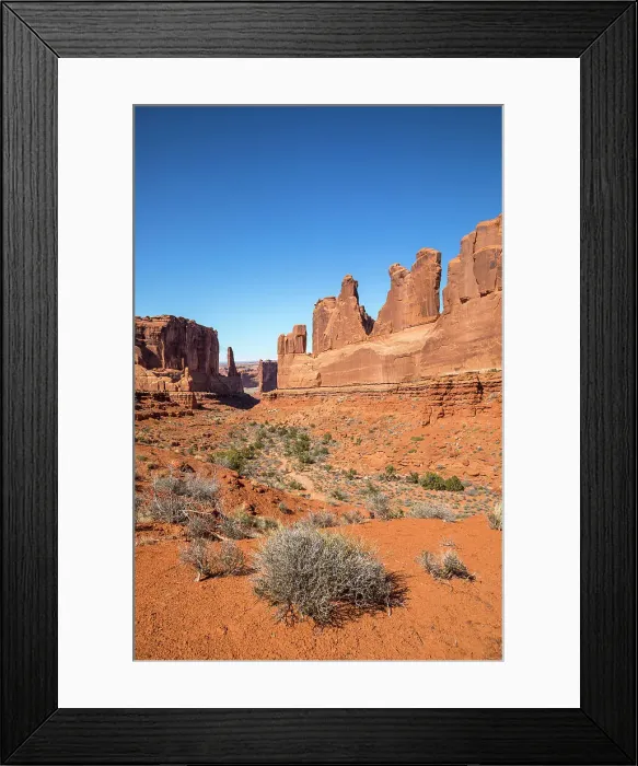 Framed Print : Courthouse Towers, Arches National Park, Utah, USA Framed Print : Courthouse Towers, Arches National Park, Utah, USA