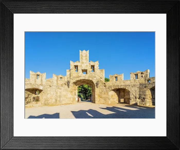 Framed Print : Saint Paul's Gate, Rhodes Town, Rhodes, Dodecanese Islands, Greece Framed Print : Saint Paul's Gate, Rhodes Town, Rhodes, Dodecanese Islands, Greece
