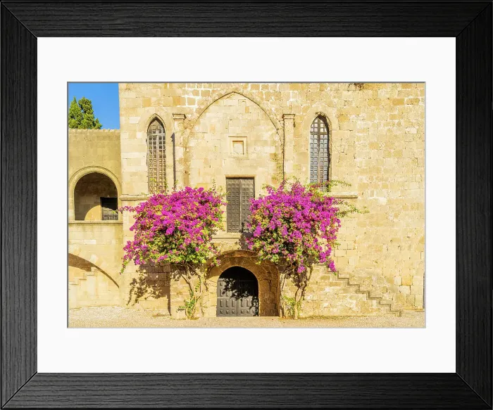 Framed Print : Decorative Arts Collection of Rhodes, Rhodes Old Town, Rhodes, Dodecanese Islands, Greece