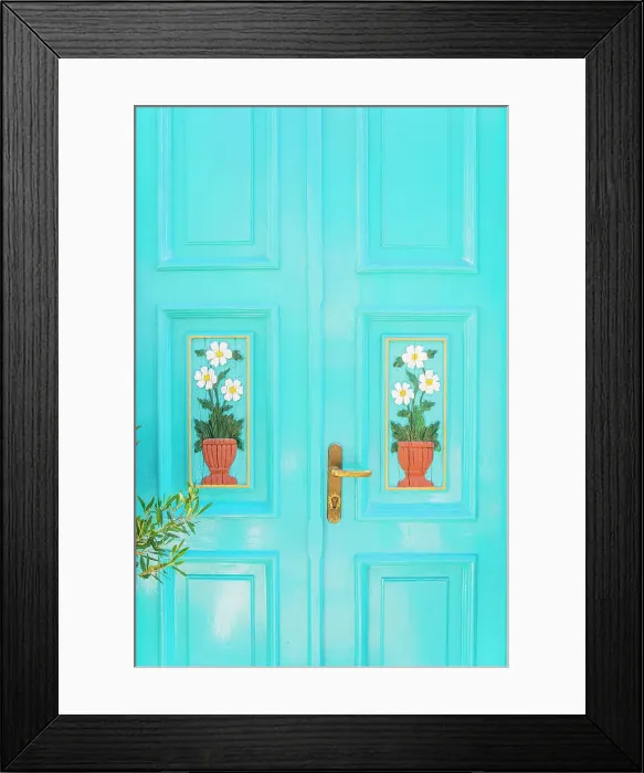 Framed Print : Decorated local Architecture, Halki, Dodecanese Islands, Greece Framed Print : Decorated local Architecture, Halki, Dodecanese Islands, Greece