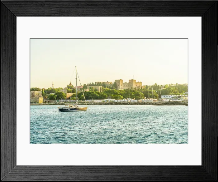 Framed Print : A view of the Citadel of Rhodes, Rhodes Town, Rhodes, Dodecanese Islands, Greece Framed Print : A view of the Citadel of Rhodes, Rhodes Town, Rhodes, Dodecanese Islands, Greece