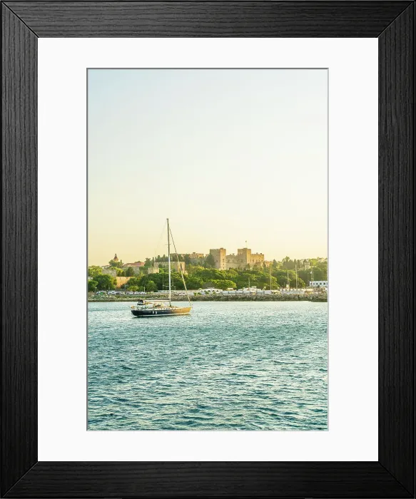 Framed Print : A view of the Citadel of Rhodes, Rhodes Town, Rhodes, Dodecanese Islands, Greece Framed Print : A view of the Citadel of Rhodes, Rhodes Town, Rhodes, Dodecanese Islands, Greece