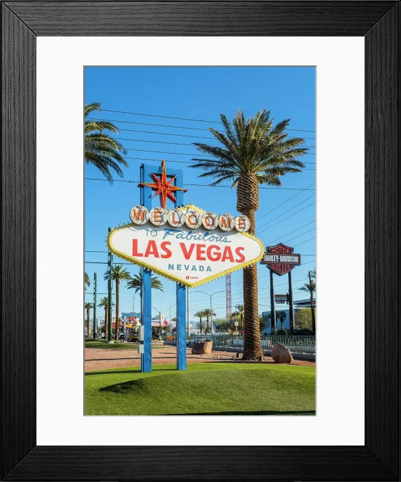 Framed Print : Welcome to Las Vegas sign, The Strip, Las Vegas, Nevada, USA Framed Print : Welcome to Las Vegas sign, The Strip, Las Vegas, Nevada, USA