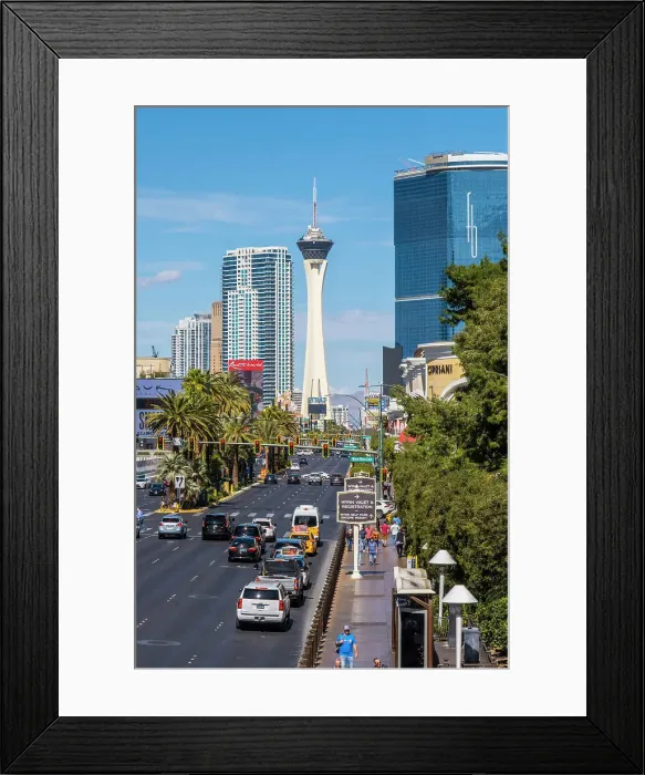 Framed Print : STRAT SkyPod, The Strip, Las Vegas, Nevada, USA