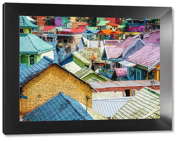 Kampung Warna-Warni Jodipan, the slum Village of Color in Malang, Indonesia