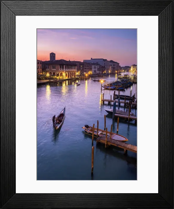 Framed Print : Mercato di Rialto, Grand Canal, Venice, Veneto, Italy