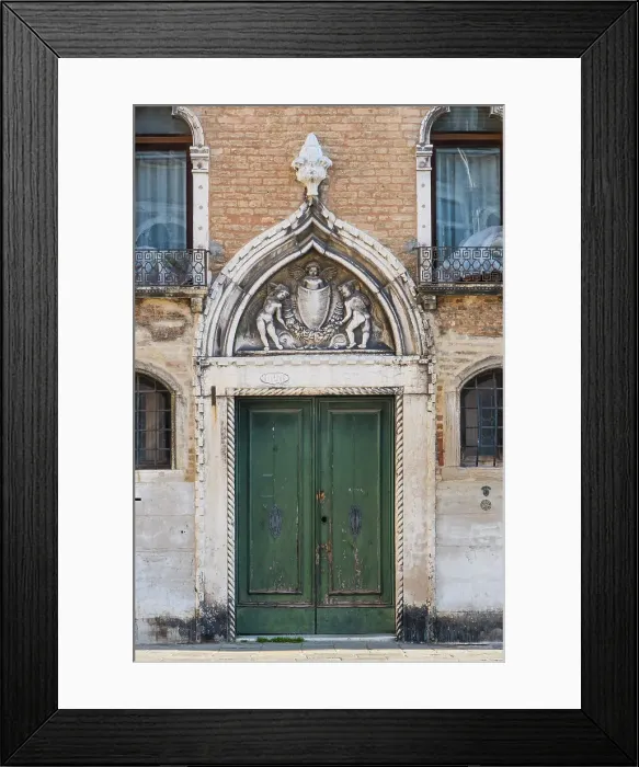 Framed Print : Venetian style doorway, Castello, Venice, Veneto, Italy Framed Print : Venetian style doorway, Castello, Venice, Veneto, Italy