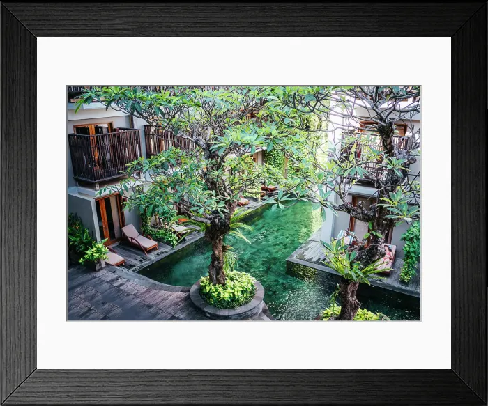 Framed Print : Luxury resort in Sanur, Bali, Indonesia Framed Print : Luxury resort in Sanur, Bali, Indonesia