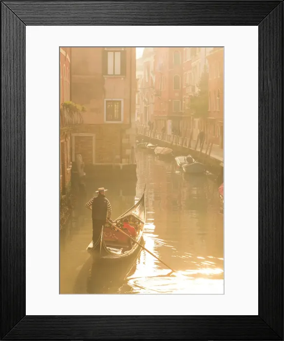 Framed Print : Gondola, Cannaregio, Venice, Veneto, Italy Framed Print : Gondola, Cannaregio, Venice, Veneto, Italy