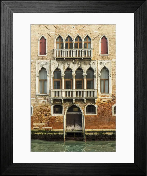 Framed Print : Facade of building in Cannaregio, Venice, Veneto, Italy Framed Print : Facade of building in Cannaregio, Venice, Veneto, Italy