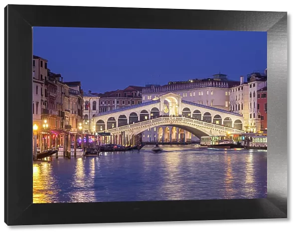 Rialto Bridge, Grand Canal, Venice, Veneto, Italy