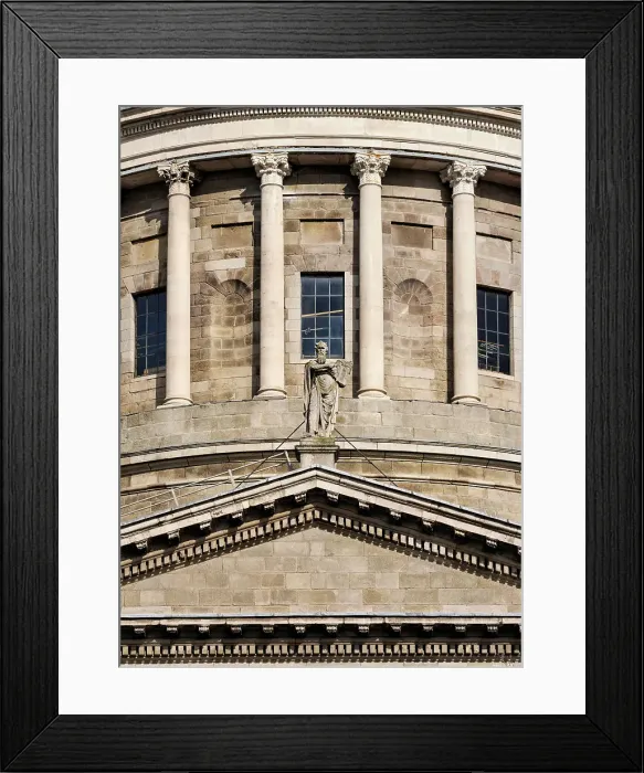 Framed Print : Four Courts, detailed view, Dublin, Ireland
