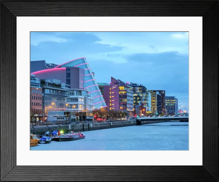Framed Print : The Convention Centre at dawn, Dublin, Ireland Framed Print : The Convention Centre at dawn, Dublin, Ireland