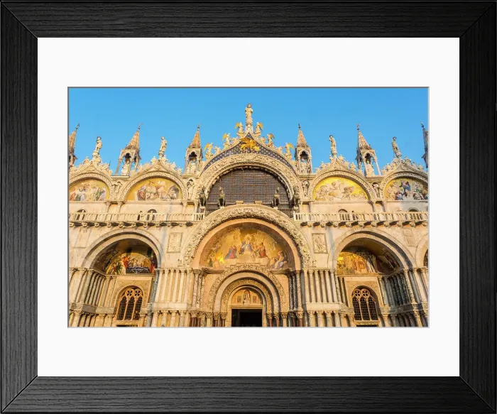 Framed Print : Basilica San Marco, Piazza San Marco (St. Mark's Square), Venice, Veneto, Italy Framed Print : Basilica San Marco, Piazza San Marco (St. Mark's Square), Venice, Veneto, Italy