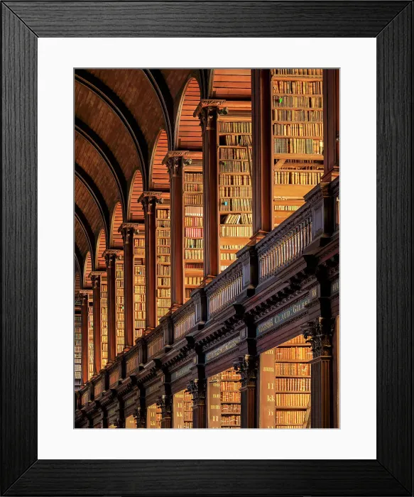 Framed Print : The Long Room, Old Library, Trinity College, Dublin, Ireland Framed Print : The Long Room, Old Library, Trinity College, Dublin, Ireland