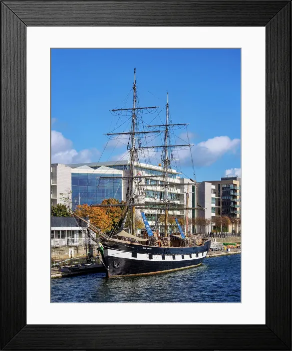 Framed Print : The Jeanie Johnston Coffin Ship, Dublin, Ireland Framed Print : The Jeanie Johnston Coffin Ship, Dublin, Ireland