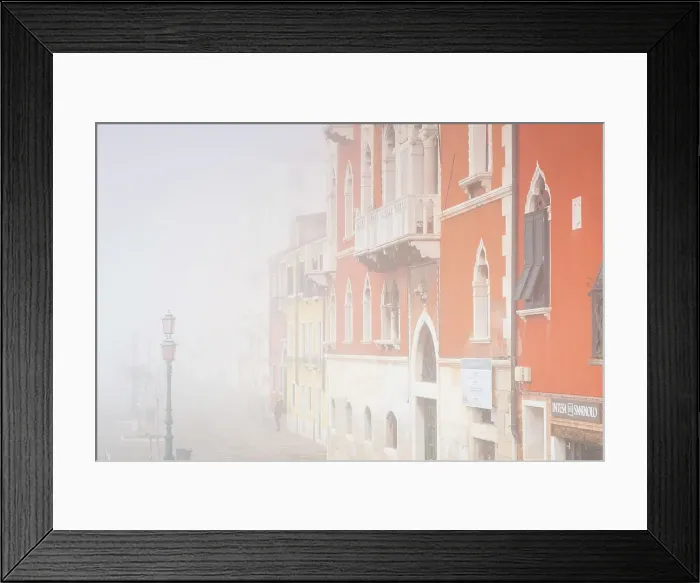 Framed Print : Fondamenta Zattere Ai Gesuati, Dorsoduro, Venice, Veneto, Italy