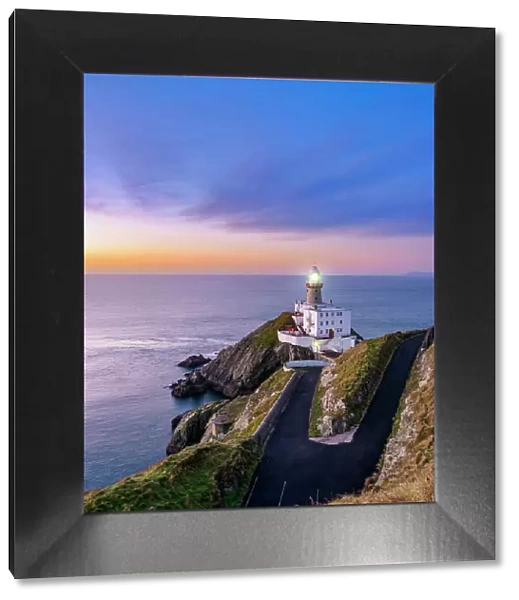 Baily Lighthouse at dawn, Howth, County Dublin, Ireland