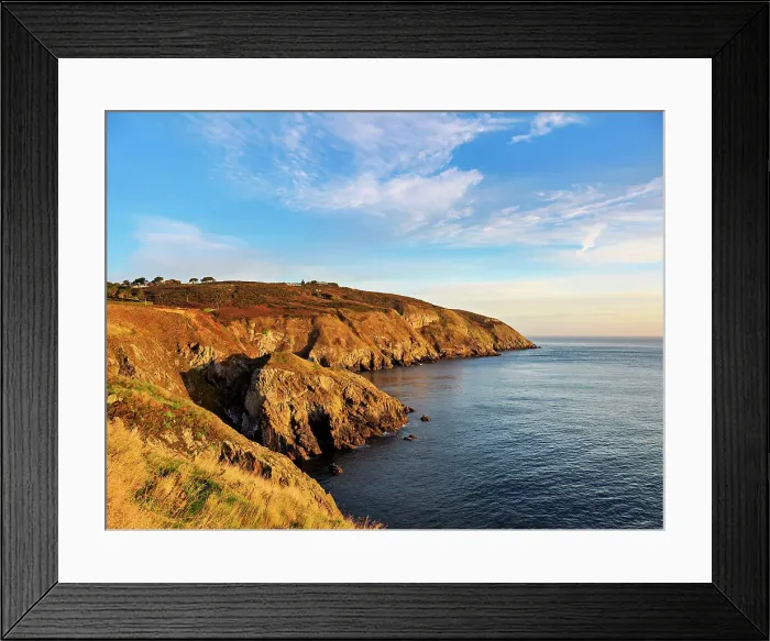 Framed Print : Howth Cliff at sunrise, County Dublin, Ireland Framed Print : Howth Cliff at sunrise, County Dublin, Ireland