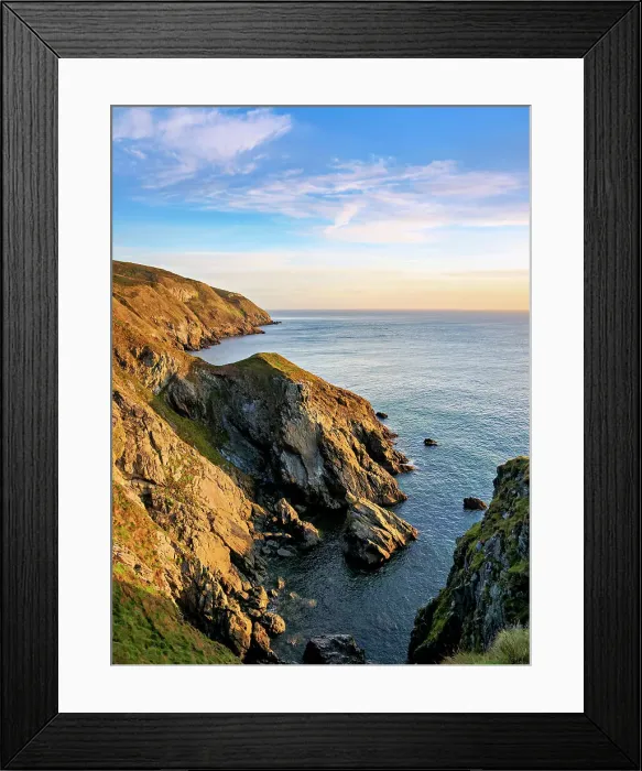 Framed Print : Howth Cliff at sunrise, County Dublin, Ireland Framed Print : Howth Cliff at sunrise, County Dublin, Ireland