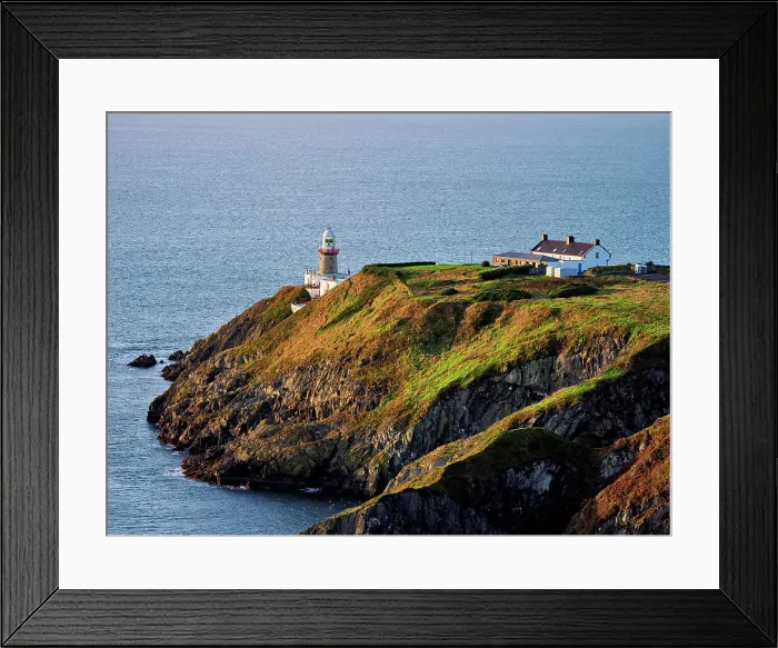 Framed Print : View towards the Baily Lighthouse, Howth, County Dublin, Ireland Framed Print : View towards the Baily Lighthouse, Howth, County Dublin, Ireland