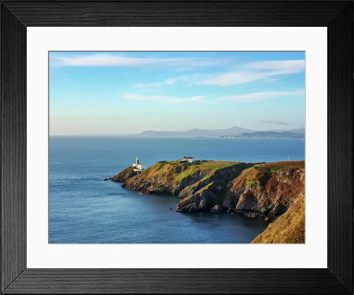 Framed Print : View towards the Baily Lighthouse, Howth, County Dublin, Ireland Framed Print : View towards the Baily Lighthouse, Howth, County Dublin, Ireland