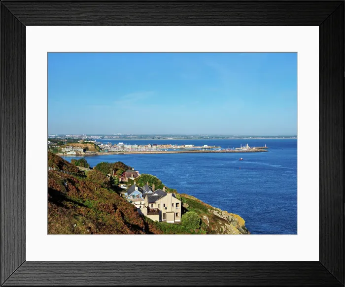 Framed Print : Howth, elevated view, County Dublin, Ireland Framed Print : Howth, elevated view, County Dublin, Ireland