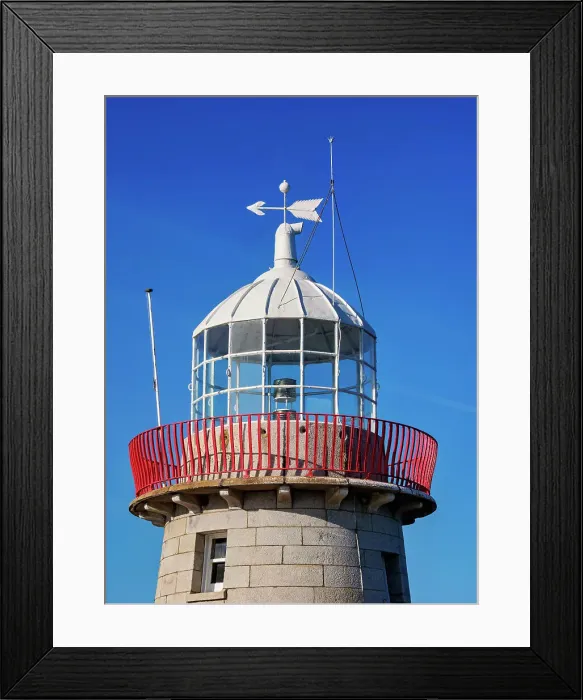Framed Print : Howth Lighthouse, detailed view, Howth, County Dublin, Ireland Framed Print : Howth Lighthouse, detailed view, Howth, County Dublin, Ireland