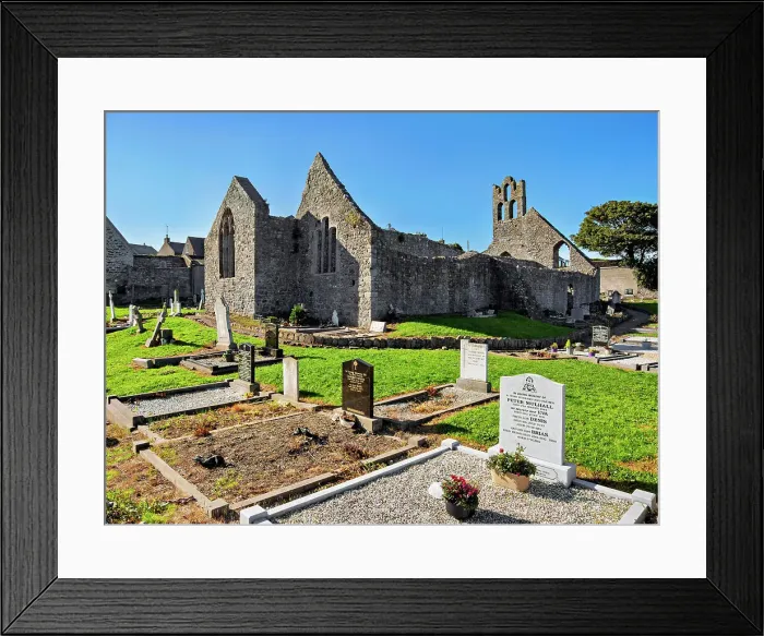 Framed Print : St. Mary's Abbey and Cemetery, Howth, County Dublin, Ireland Framed Print : St. Mary's Abbey and Cemetery, Howth, County Dublin, Ireland