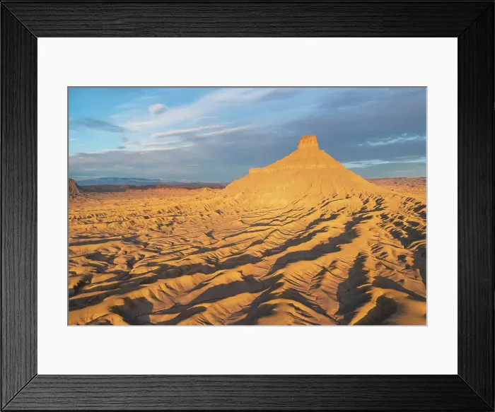Framed Print : Factory Butte near Hanksville, Utah, USA Framed Print : Factory Butte near Hanksville, Utah, USA