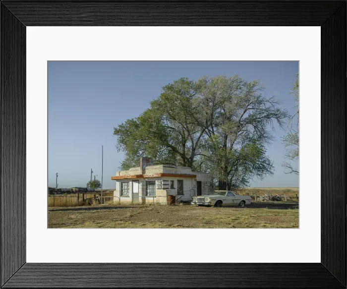 Framed Print : USA, Texas, Route 66, Vega, Old Diner Framed Print : USA, Texas, Route 66, Vega, Old Diner