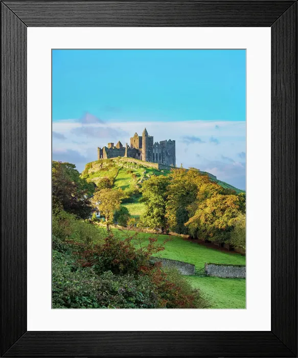 Framed Print : Rock of Cashel at sunrise, Cashel, County Tipperary, Ireland Framed Print : Rock of Cashel at sunrise, Cashel, County Tipperary, Ireland