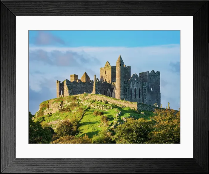 Framed Print : Rock of Cashel at sunrise, Cashel, County Tipperary, Ireland Framed Print : Rock of Cashel at sunrise, Cashel, County Tipperary, Ireland