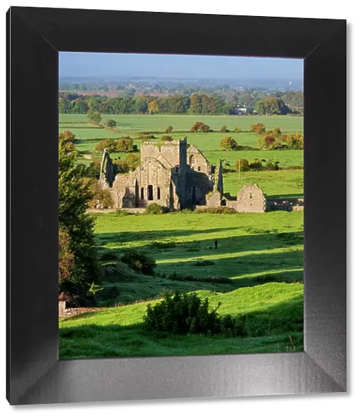Hore Abbey, elevated view, Cashel, County Tipperary, Ireland