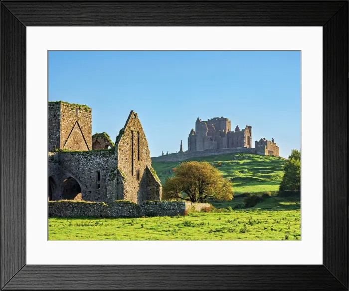 Framed Print : Hore Abbey and Rock of Cashel, Cashel, County Tipperary, Ireland Framed Print : Hore Abbey and Rock of Cashel, Cashel, County Tipperary, Ireland
