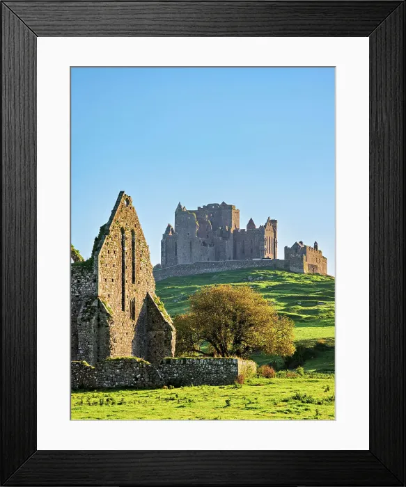 Framed Print : Hore Abbey and Rock of Cashel, Cashel, County Tipperary, Ireland