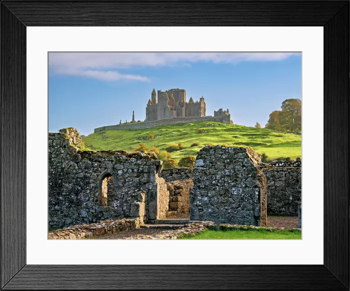 Framed Print : Hore Abbey and Rock of Cashel, Cashel, County Tipperary, Ireland