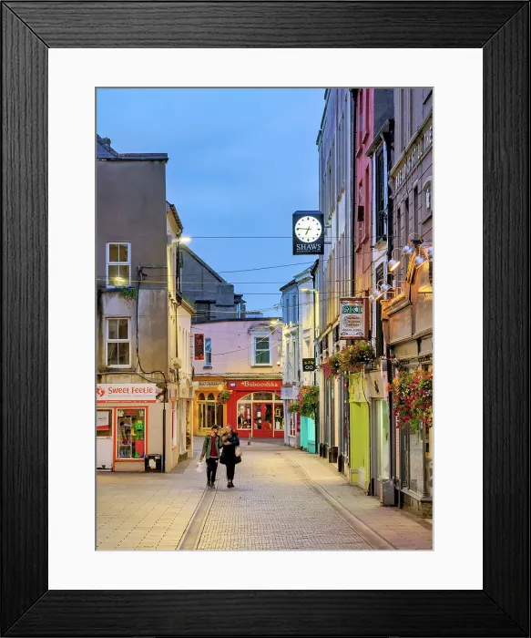Framed Print : N Main Street at dusk, Wexford, County Wexford, Ireland Framed Print : N Main Street at dusk, Wexford, County Wexford, Ireland