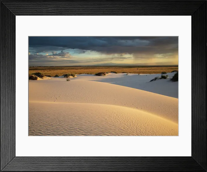 Framed Print : USA; Southwest; New Mexico; Alamogordo, White Sands National Park